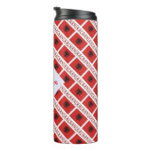 Bouteilles Isothermes Albanie Personalisation rouge pavé albanais (Tourné sur la droite)