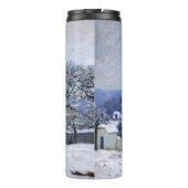 Bouteilles Isothermes Alfred Sisley - Place Chenil à Marly, Effet Neige (Dos)