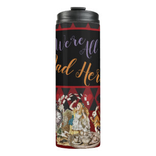 Bouteilles Isothermes Alice au pays des merveilles Mad Cheshire Chat