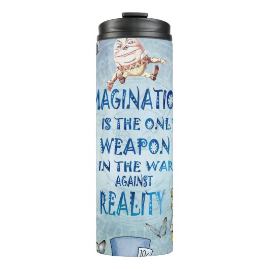 Bouteilles Isothermes Alice In Wonderland Citation - Imagination (Devant)