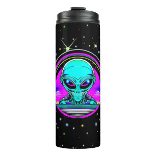 Bouteilles Isothermes Alien extra-terrestre volant un OVNI
