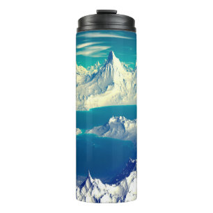 Bouteilles Isothermes Alien Planet - 3D ed Computer Artwork. Rochers et