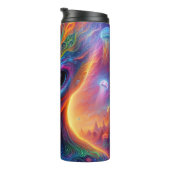 Bouteilles Isothermes Alien psychédélique : Cosmique, Vibrant, Surréalis (Tourné sur la droite)