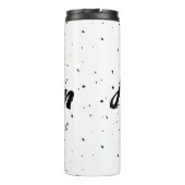 Bouteilles Isothermes Allison Nom Signifiant Minimal moderne Black Girl  (Dos)