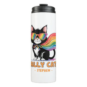 Bouteilles Isothermes Ally Cat - Rainbow Cat LGBTQ Pride