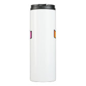 Bouteilles Isothermes Allyship Heart LGBT Support Protect Kids Rainbow F (Dos)