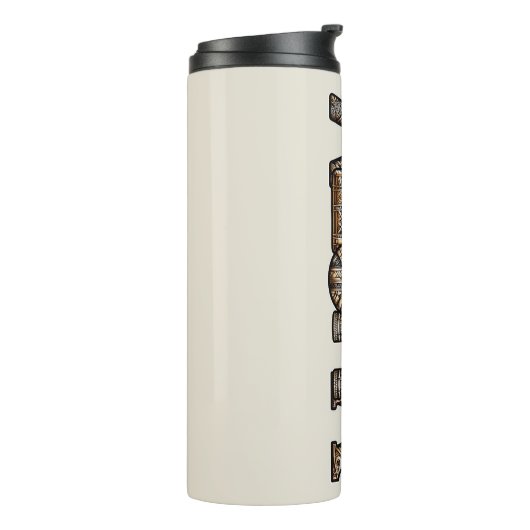 Bouteilles Isothermes Aloha Bamboo, polynésien hawaïen (Tourné sur la gauche)