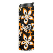 BOUTEILLES ISOTHERMES ALOHA HAWAII (NOIR/ORANGE) THERMAL TUMBLER (Tourné sur la gauche)
