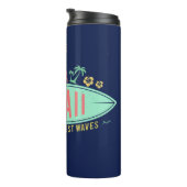 Bouteilles Isothermes Aloha Hawaiian Surfer nom personnalisé tumbler (Tourné sur la droite)