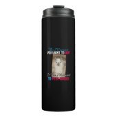 Bouteilles Isothermes Alpaca Llama - Push Harder Encouragement (Devant)