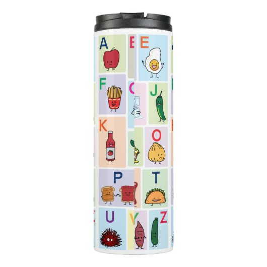 Bouteilles Isothermes Alphabet d'ABC apprenant la conception heureuse de (Dos)