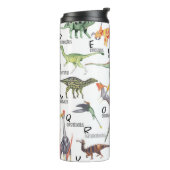 Bouteilles Isothermes Alphabet Dinosaure (Tourné sur la gauche)