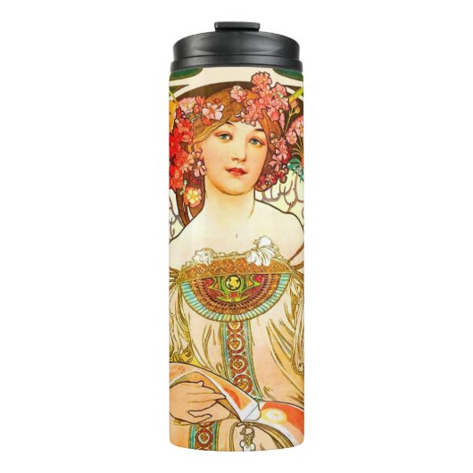 Bouteilles Isothermes Alphonse Mucha Art Nouveau Daydream (Devant)