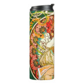 Bouteilles Isothermes Alphonse Mucha Art Nouveau Daydream (Tourné sur la gauche)