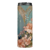 Bouteilles Isothermes Alphonse Mucha Style Chat blanc (Dos)