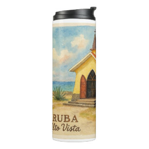 Bouteilles Isothermes Alto Vista Aruba aquarelle