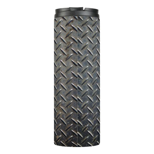 Bouteilles Isothermes Aluminium foncé : conception de forme Rhombus (Dos)