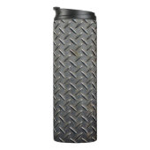 Bouteilles Isothermes Aluminium foncé : conception de forme Rhombus (Tourné sur la droite)