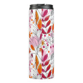 Bouteilles Isothermes Alyssa Mae Foliage rose et orange (Dos)