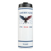 Bouteilles Isothermes AMERICA250 Celebrating 1776 - 2026 With Name (Devant)