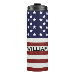 Bouteilles Isothermes America Drapeau américain Motif américain