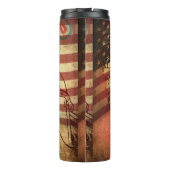 Bouteilles Isothermes America, grunge background (Dos)