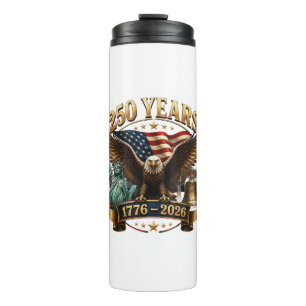 Bouteilles Isothermes Américain 250e anniversaire USA Patriotique 4 juil