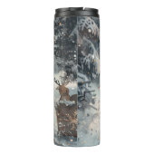 Bouteilles Isothermes American Akita Dog équitation moto Noël (Dos)