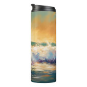 Bouteilles Isothermes American Eskimo Beach Surf Peinture (Tourné sur la droite)