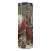 Bouteilles Isothermes American Eskimo Chien Festif de Noël (Dos)