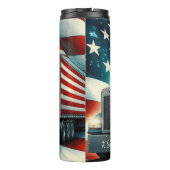 Bouteilles Isothermes American Flag Truck Patriotic Road (Dos)
