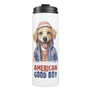 Bouteilles Isothermes American GoodBoy Dog US Jacket en juillet