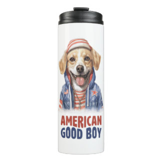Bouteilles Isothermes American GoodBoy Dog US Jacket en juillet