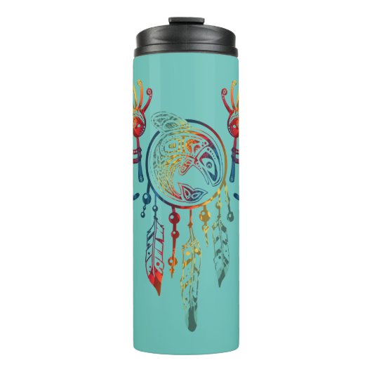 Bouteilles Isothermes Amérindien Kokopelli Whale Dreamcatcher 1 (Devant)