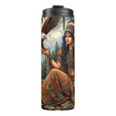 Bouteilles Isothermes Amérindiens, Aigle, Majesté de la Forêt. (Devant)