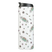 Bouteilles Isothermes AMIS™ | Central Perk Coffee Motif d'aquarelle (Tourné sur la droite)