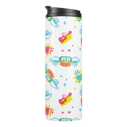 Bouteilles Isothermes AMIS™ | Central Perk Neon Motif (Tourné sur la droite)