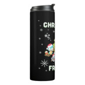 Bouteilles Isothermes Amis de Noël mignons (Tourné sur la gauche)