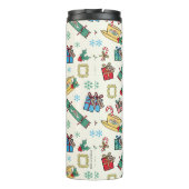 Bouteilles Isothermes AMIS™ | Motif d'icône de Noël (Dos)