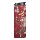 Bouteilles Isothermes Ammond Blossoms Red Vincent van Gogh Art Monogramm (Tourné sur la gauche)