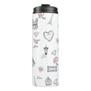 Bouteilles Isothermes Amour à Peris Bohemian Chic Floral Boho Girlly