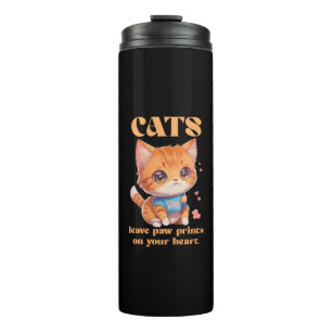 Bouteilles Isothermes amour de chat mignon