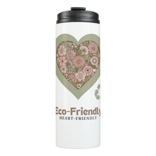 Bouteilles Isothermes Amour Éco et Coeur (Devant)