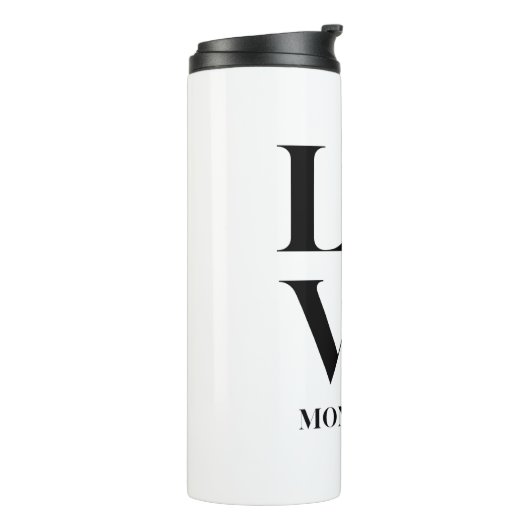 Bouteilles Isothermes Amour | Montessori | Cube trinomial (Tourné sur la gauche)