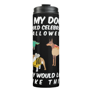 Bouteilles Isothermes Amoureux de chien drôle Costume de chiot Halloween