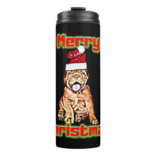 Bouteilles Isothermes Amoureux de les chiens Noël design cadeau (Devant)