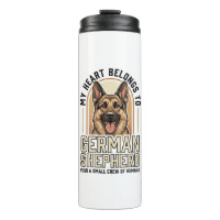 Amoureux du Berger Allemand Gravure Vintage Chien