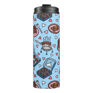 Bouteilles Isothermes Amoureux du chocolat mignon