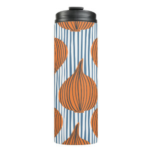 Bouteilles Isothermes Ampoules d'oignon dessinées à la main, papier pein