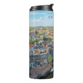 Bouteilles Isothermes Amsterdam de texte personnalisé (Tourné sur la gauche)